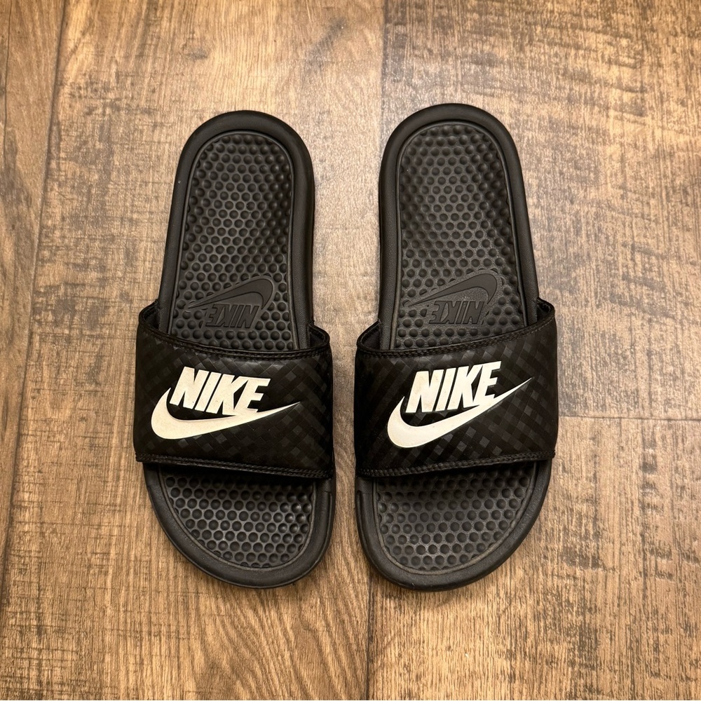 Nike Black Slide Sandals